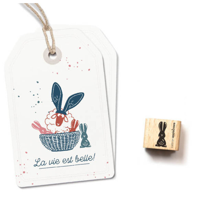 Minstempel Chocolade konijntje - 28024