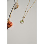 Ketting - Wonderful - Goud/groen
