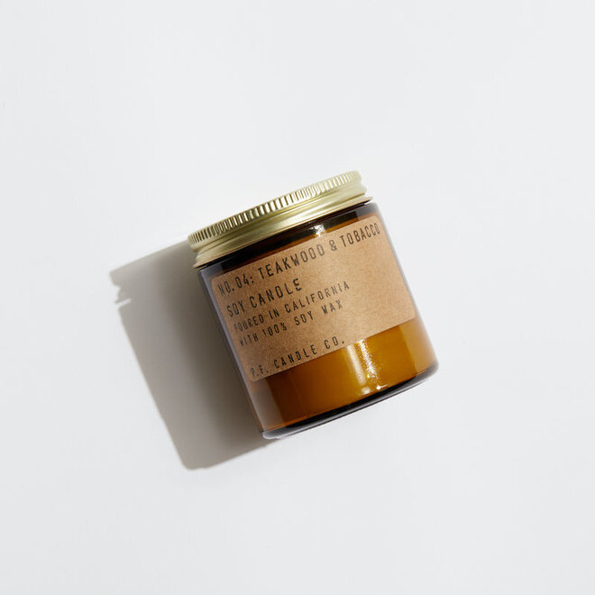 PF Candle - NO. 04 Teakwood & Tobacco small