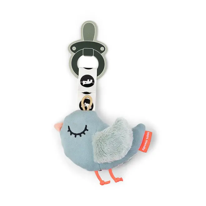 Speenknuffel vogel - Blauw