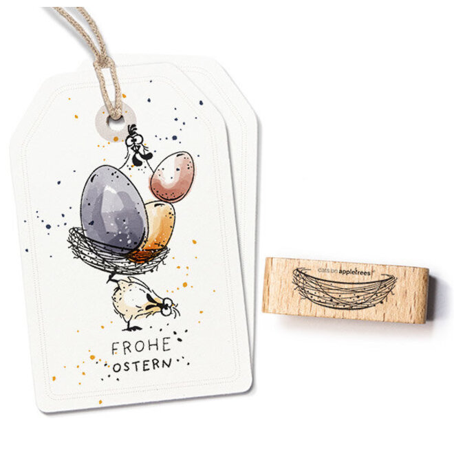 Stempel Nest / Mandje 28218