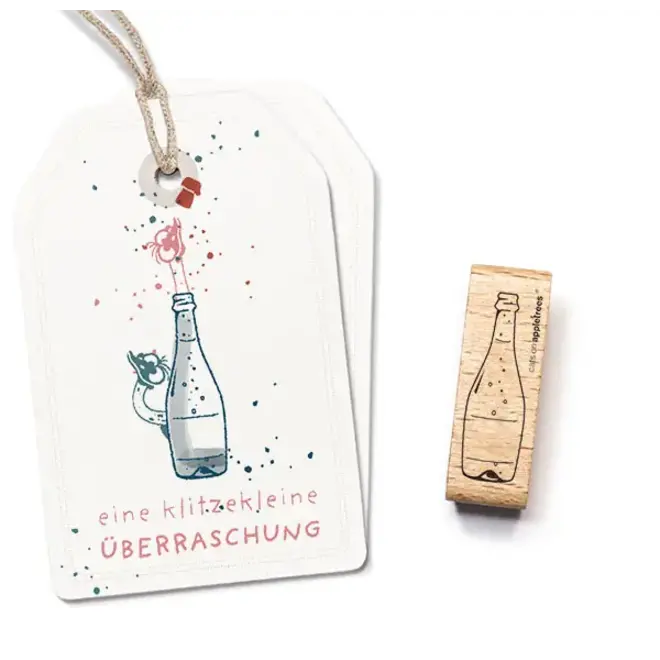 Stempel Champagne fles 28242