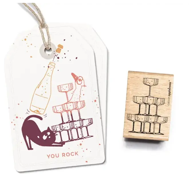 Stempel Champagne fontein 28240