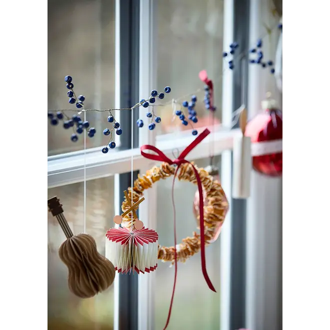 Garland - Bessen - Blauw 185cm