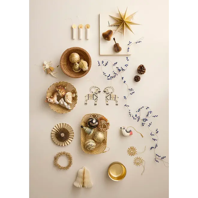 Garland - Bessen - Blauw 185cm