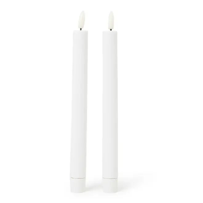 LED kaars - Sille Crown set van 2 20cm