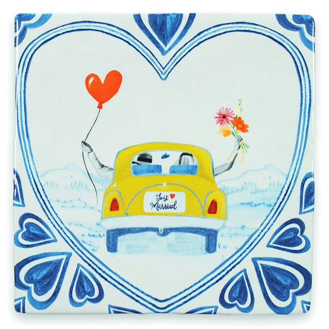 Just married, off we go! - Small