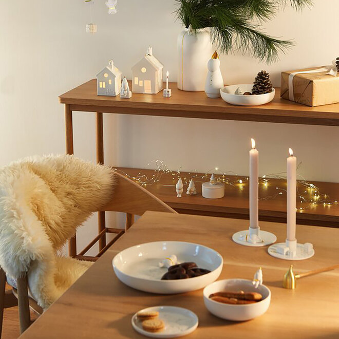 Schaal - Slapende kerstman