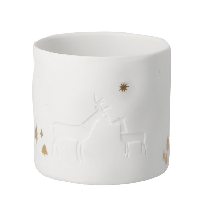 Waxinelichthouder - hert