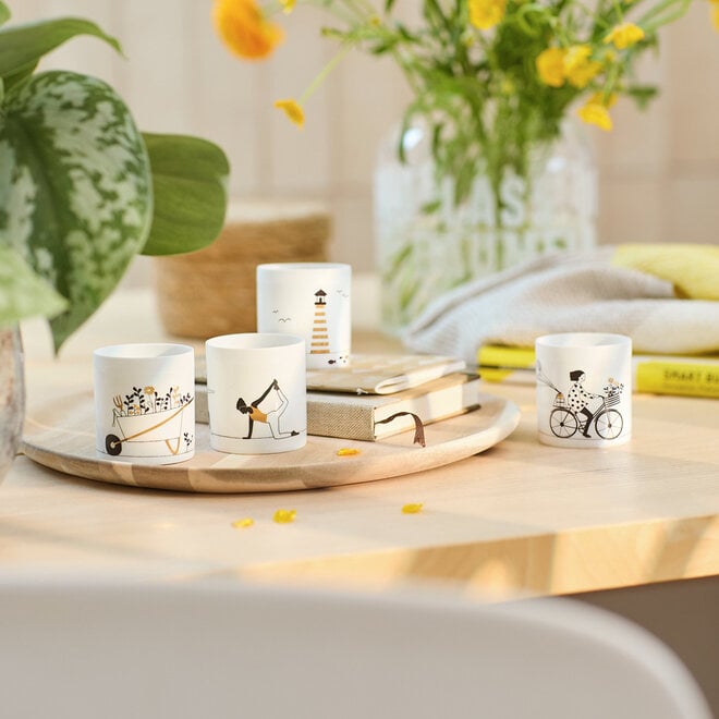 Waxinelichthouder - Cycling