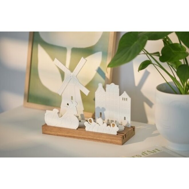 Waxinehouder - Skyline - Nederland