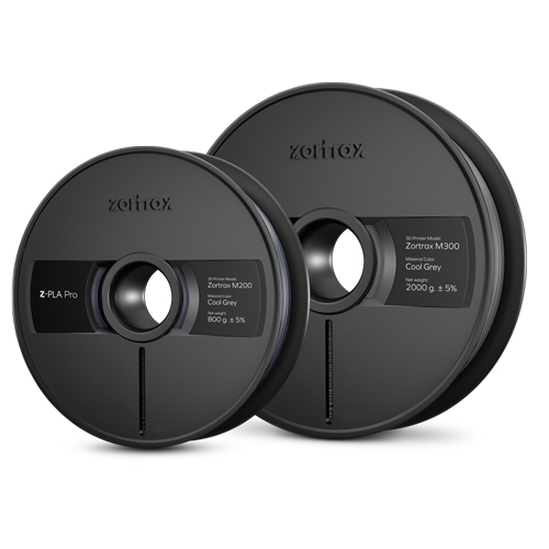 Zortrax Z-PLA Pro filament - Cool Grey Zortrax Z-PLA Pro filament - Cool Grey