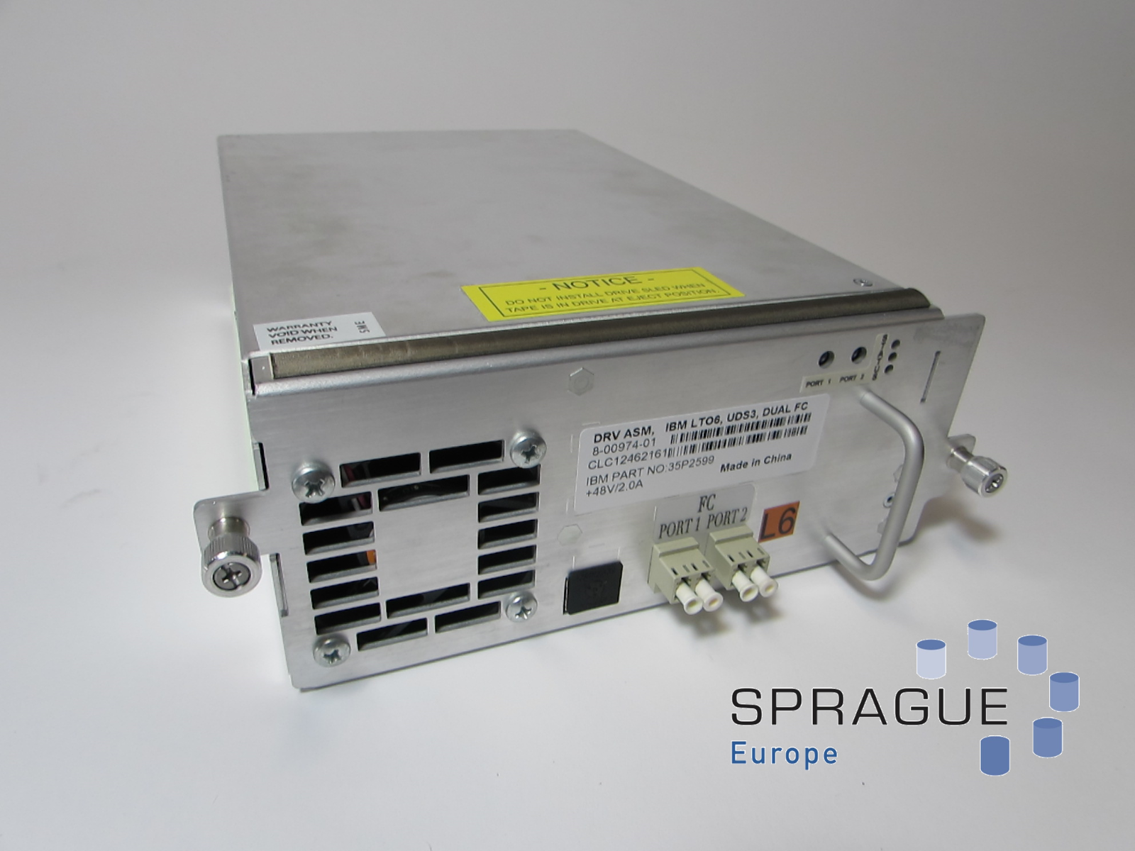 IBM IBM LTO-6 FC 8Gb IBM TS3310 RoHS2 // PN: 35P2599