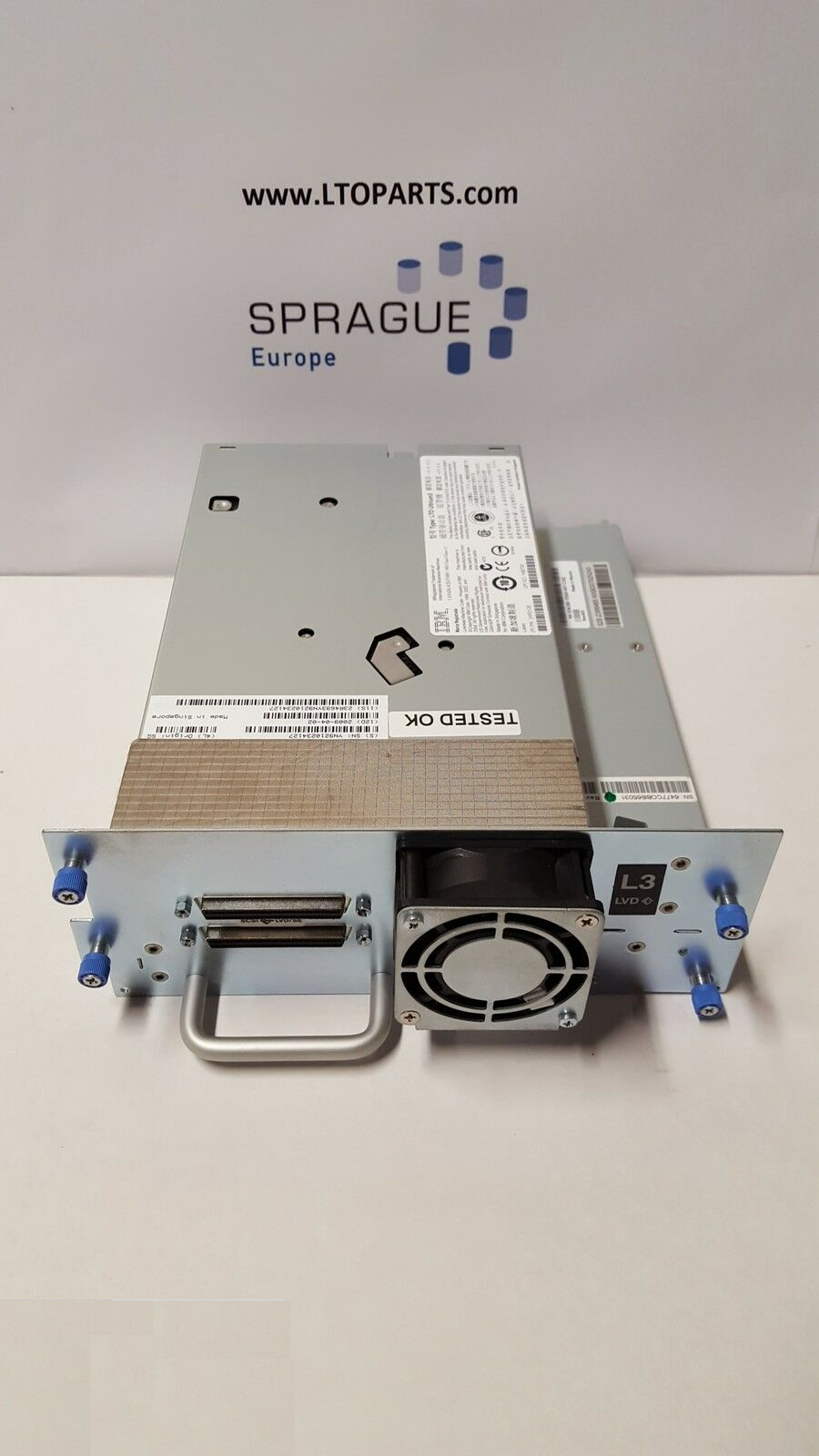 IBM IBM LTO-3 LVD DELL TL2000-4000 RoHS // PN: 0JW280