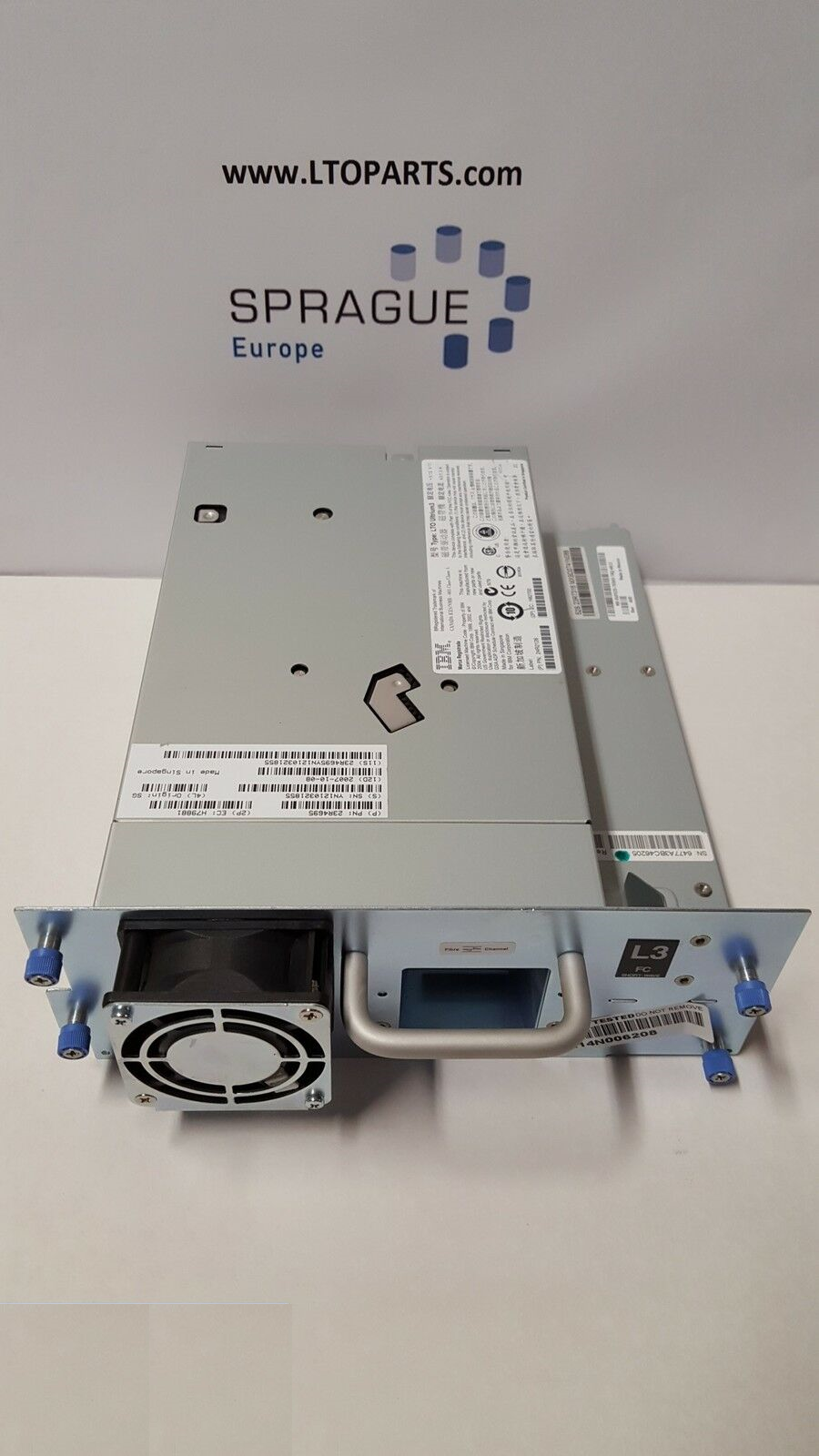 IBM IBM LTO-3 FC 4Gb DELL TL2000-4000 RoHS  // PN: 0UP535