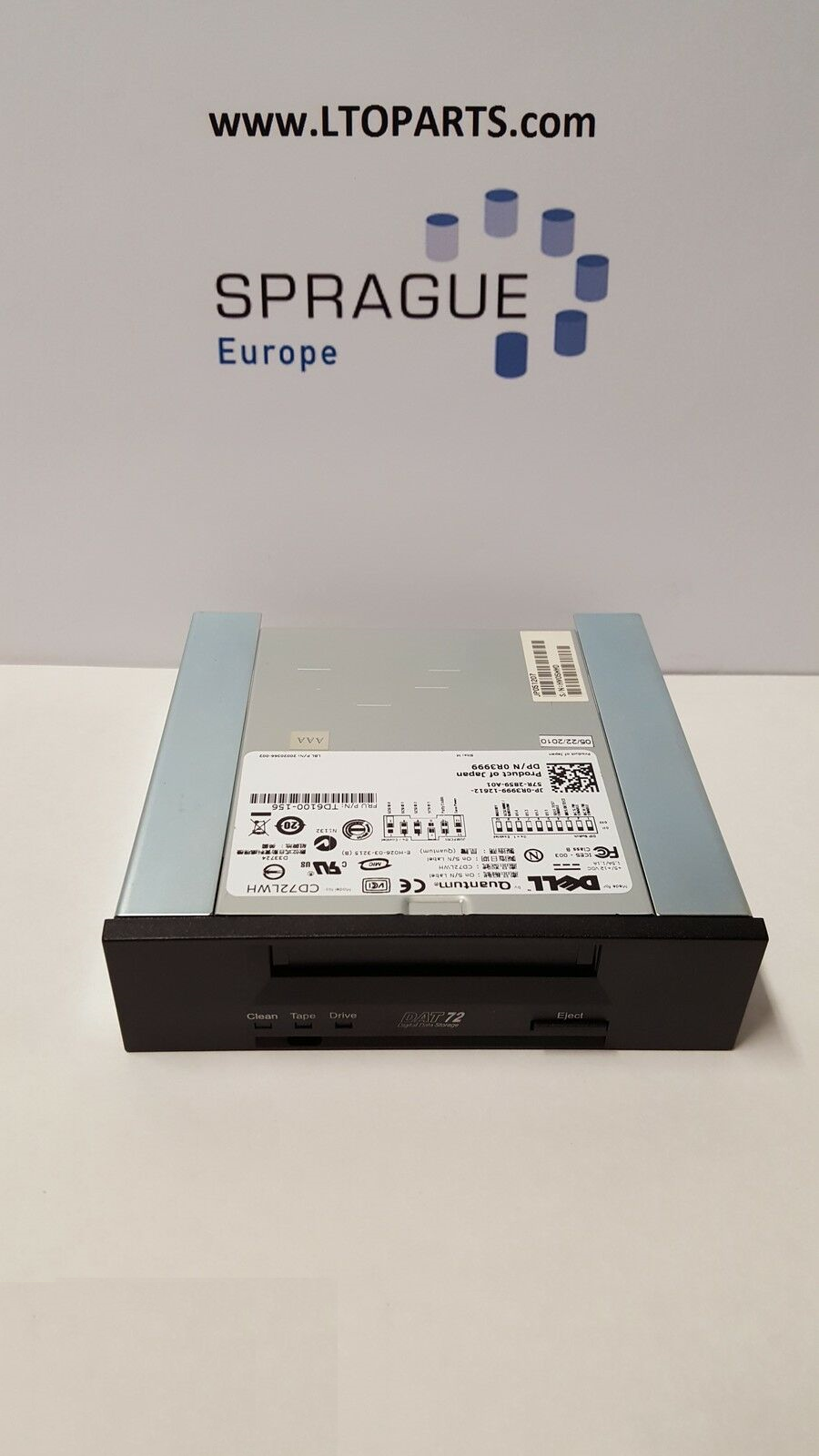 Quantum QUANTUM DAT72 LVD DELL 5.5 brackets // PN: 0R3999