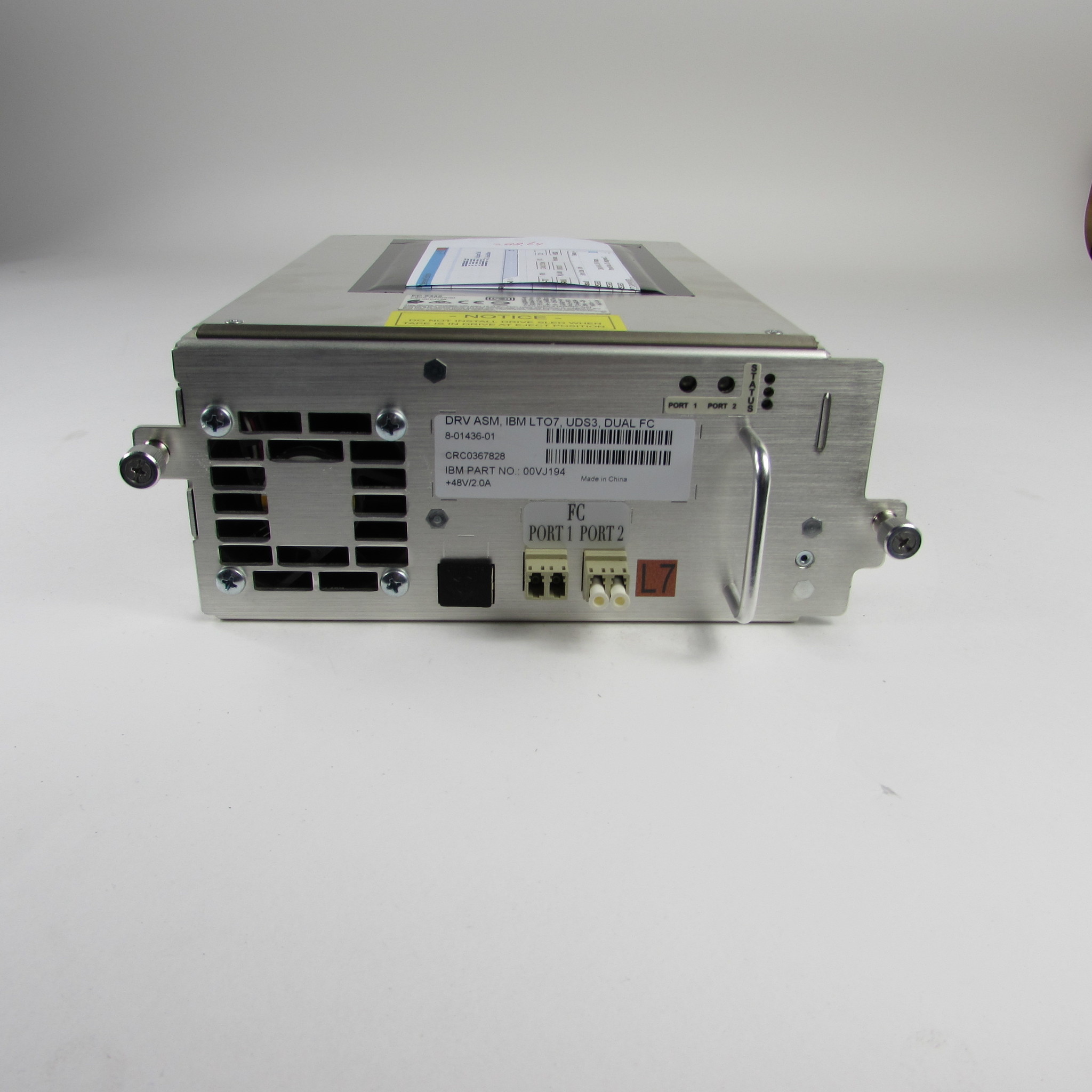 IBM IBM LTO-7 FC 8Gb IBM TS3310 RoHS // PN: 00VJ194