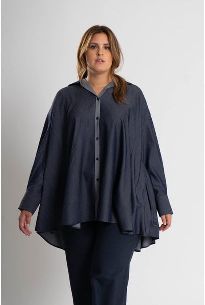 ADRIA Blouse in Chambray