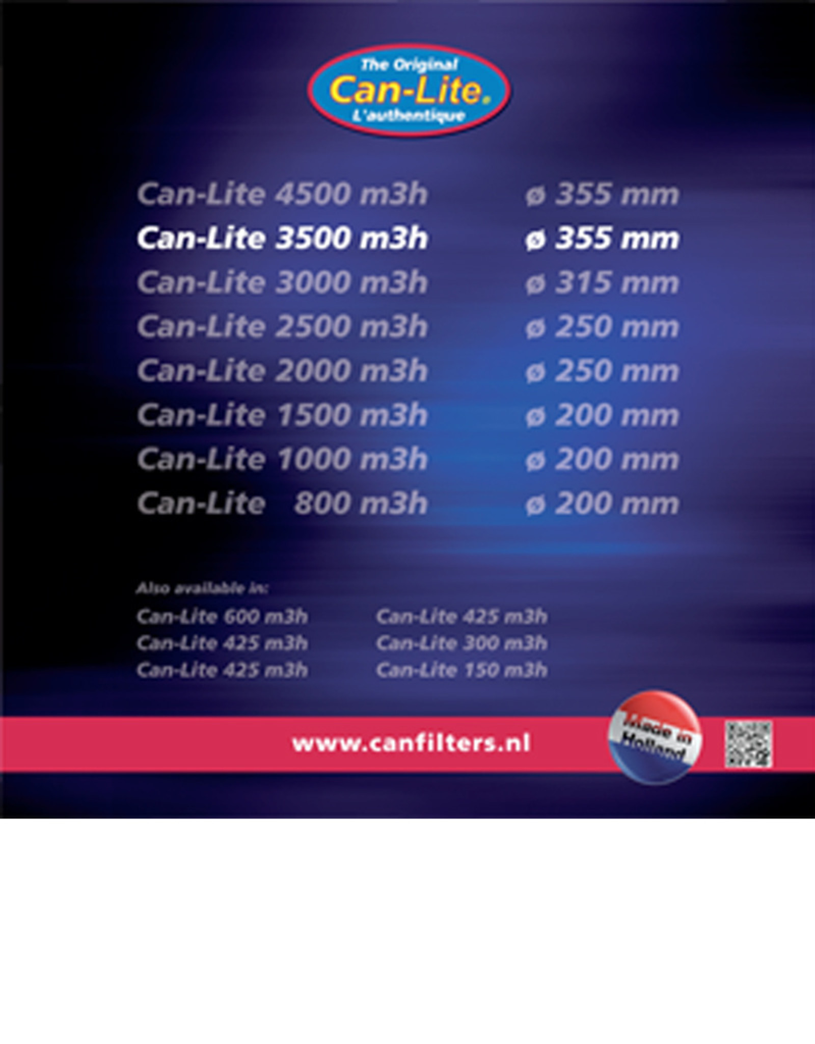 CAN CAN LITE FILTER 3500