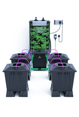 ALIEN HYDROPONICS ALIEN AERO BLACK SERIES 15L  4 POT SYSTEM