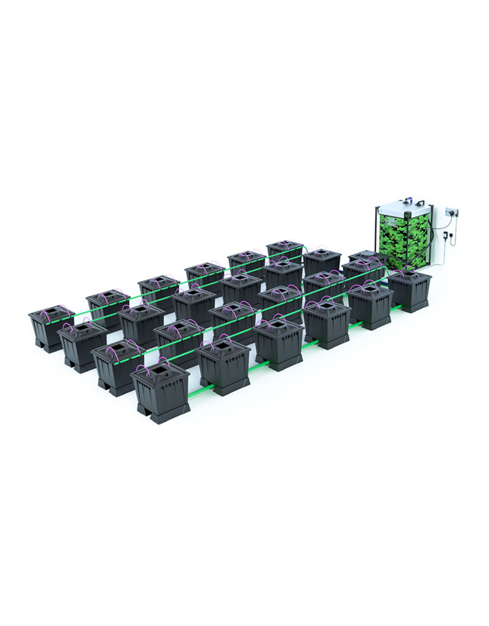 ALIEN HYDROPONICS ALIEN AERO BLACK SERIES 30L  24 POT SYSTEM