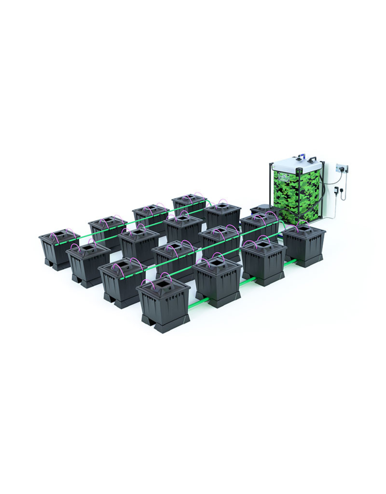 ALIEN HYDROPONICS ALIEN AERO BLACK SERIES 30L  16 POT SYSTEM