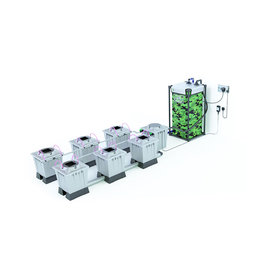 ALIEN HYDROPONICS AERO PRO SILVER SERIES 15L  6 POT SYSTEM