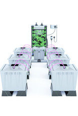 ALIEN HYDROPONICS AERO PRO SILVER SERIES 30L  6 POT SYSTEM