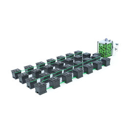 ALIEN HYDROPONICS ALIEN RAIN BLACK SERIES 30L 28 POT SYSTEM