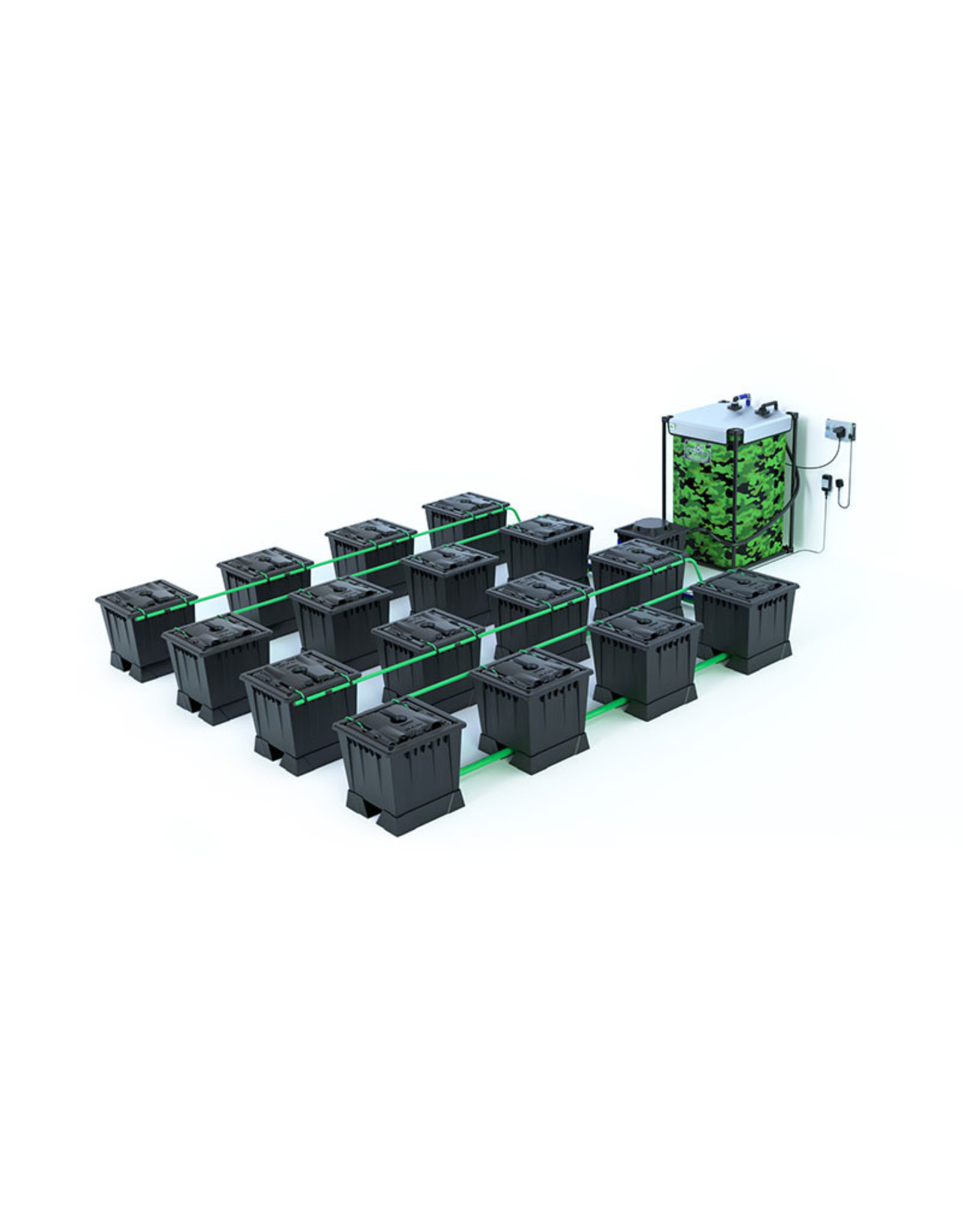 ALIEN HYDROPONICS ALIEN RAIN BLACK SERIES 30L 16 POT SYSTEM