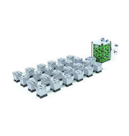 ALIEN HYDROPONICS ALIEN RAIN SILVER SERIES 15L 24 POT SYSTEM