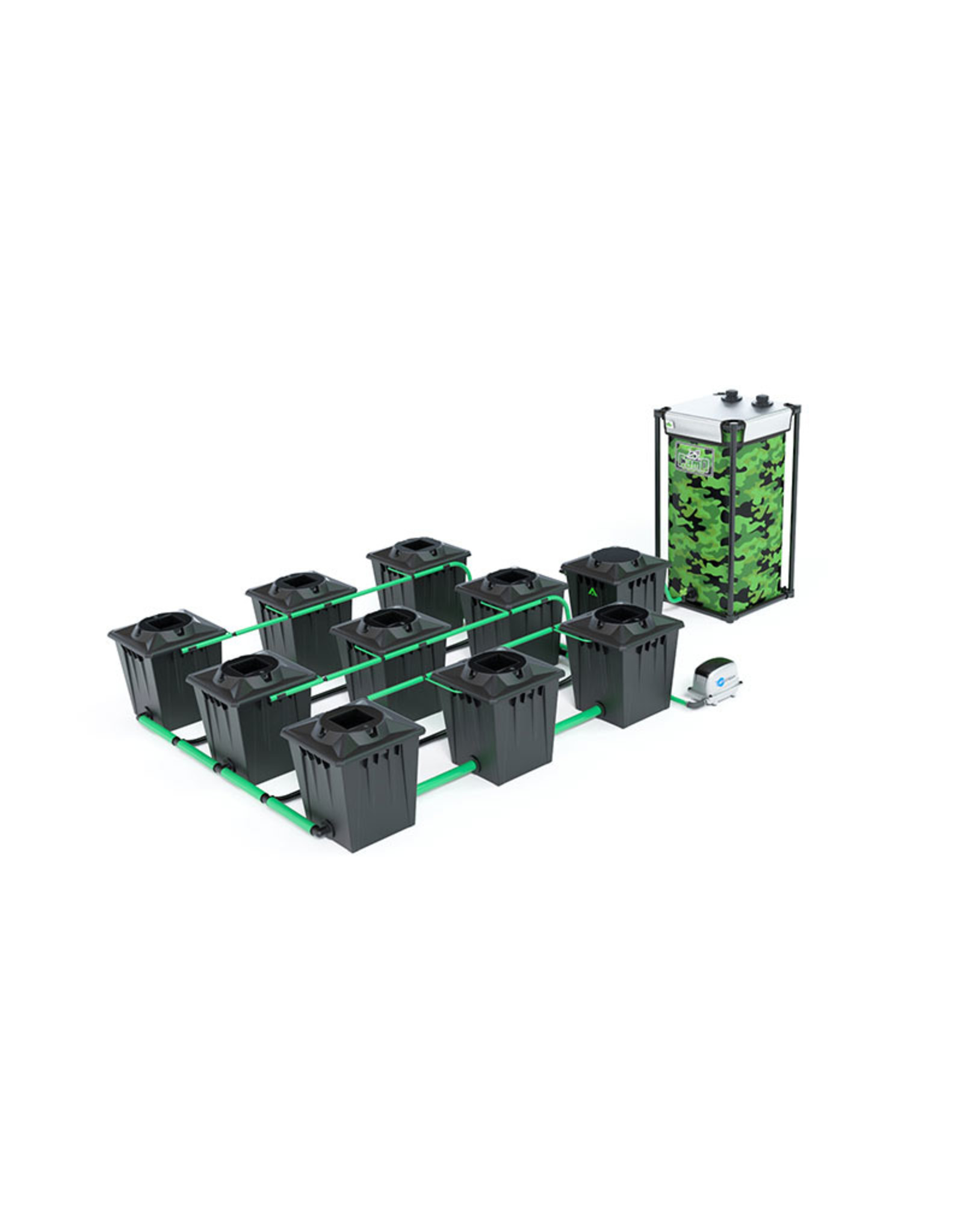 ALIEN HYDROPONICS RDWC BLACK SERIES 20L  9 POT SYSTEM