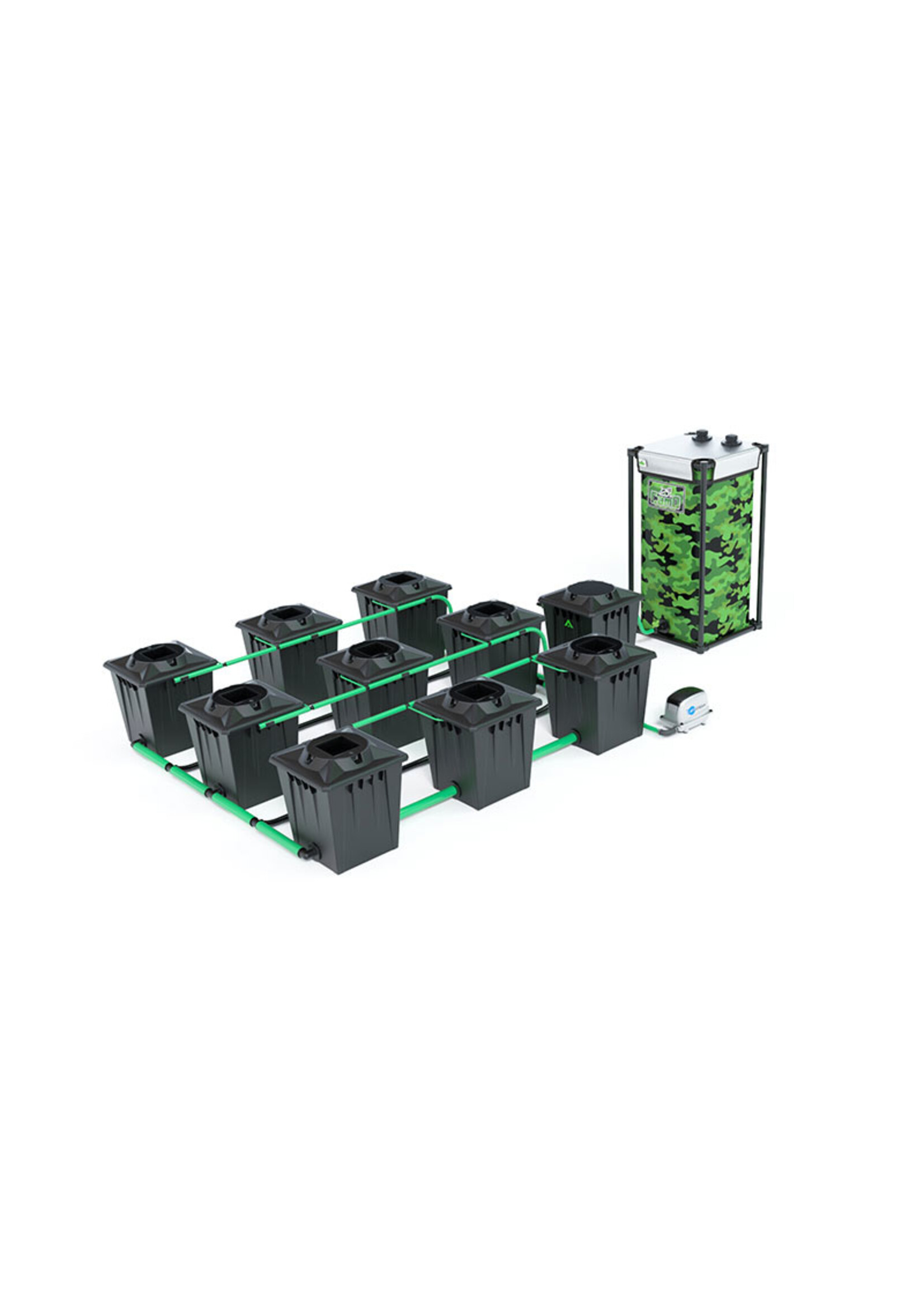 ALIEN HYDROPONICS RDWC BLACK SERIES 20L  9 POT SYSTEM