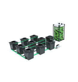 ALIEN HYDROPONICS RDWC BLACK SERIES 20L  9 POT SYSTEM