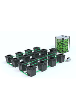 ALIEN HYDROPONICS RDWC BLACK SERIES 20L  16 POT SYSTEM