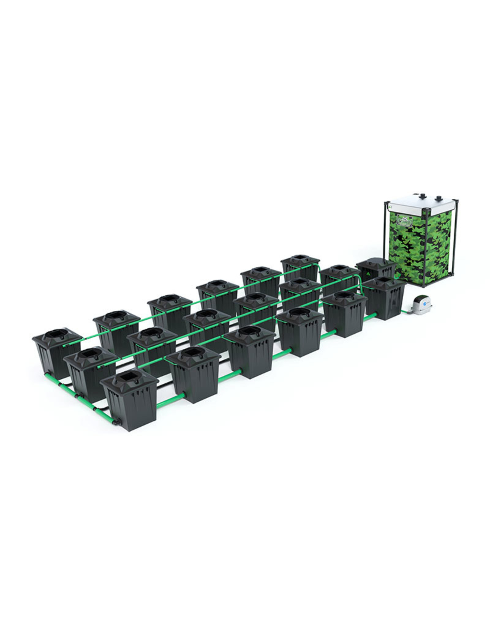 ALIEN HYDROPONICS RDWC BLACK SERIES 20L  18 POT SYSTEM