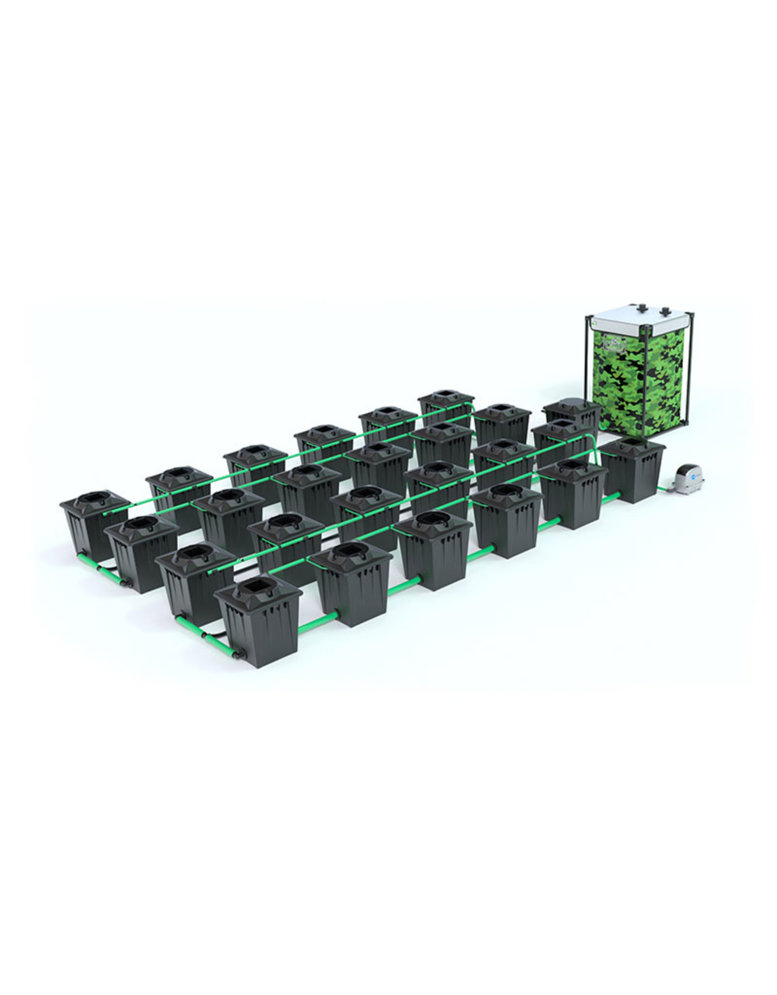 ALIEN HYDROPONICS RDWC BLACK SERIES 20L  24 POT SYSTEM