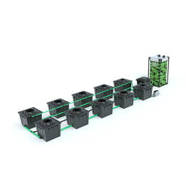 ALIEN HYDROPONICS RDWC BLACK SERIES 36L  10 POT SYSTEM