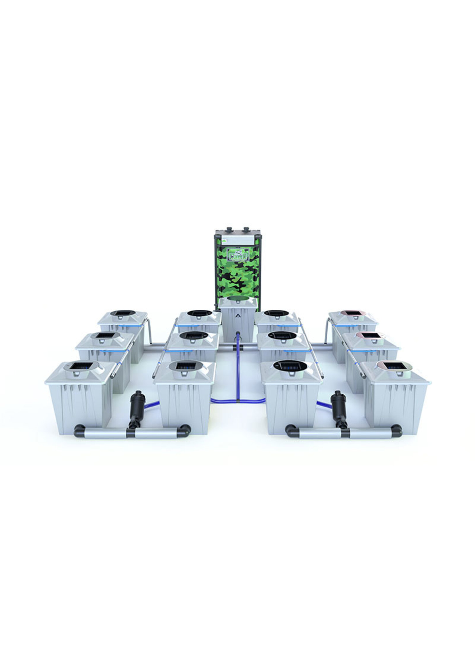 ALIEN HYDROPONICS RDWC PRO SILVER SERIES 20L  12 POT SYSTEM