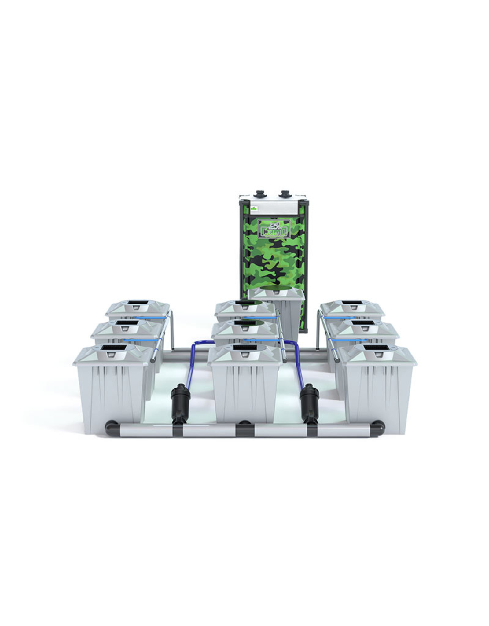 ALIEN HYDROPONICS RDWC PRO SILVER SERIES 20L  9 POT SYSTEM