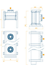 OptiClimate OptiClimate Industriewasserkühler - vertikales Format