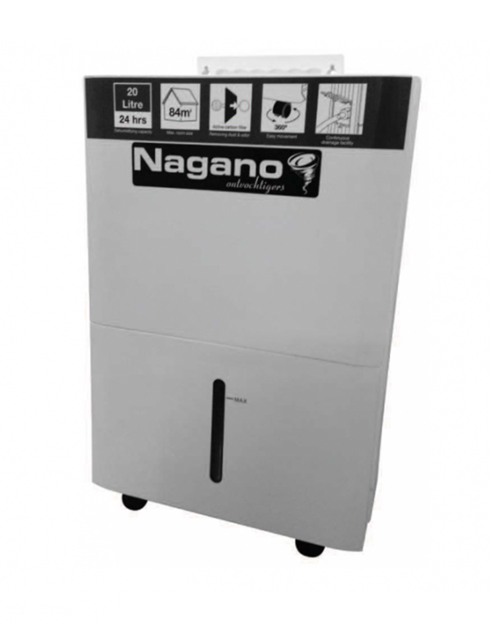 NAGANO NAGANO DEHUMIDIFIER 20L/24H 4,8L RESERVOIR