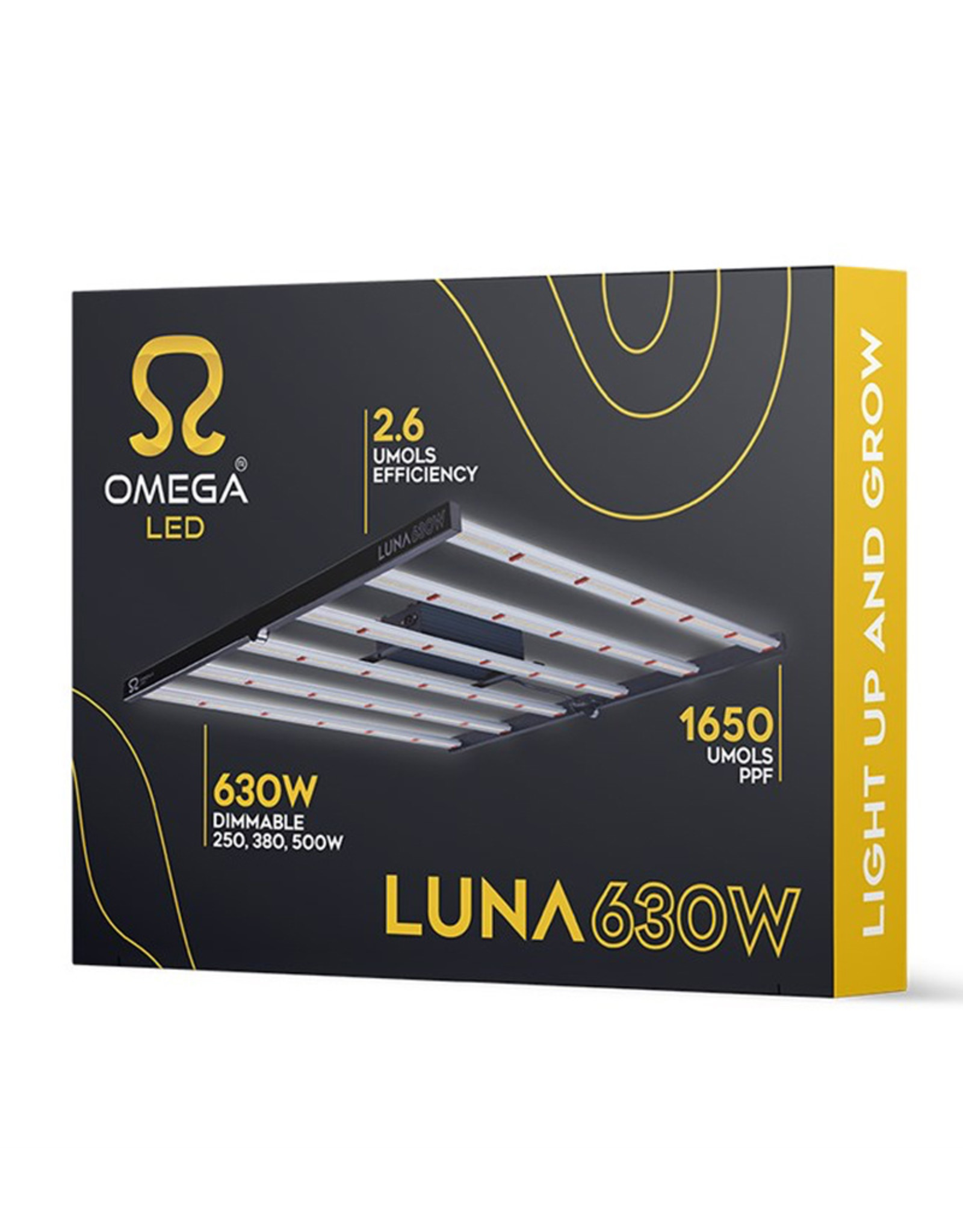 Omega Luna 630w LED Full Spectrum Grow Light Lamp Plants Flowering  Hydroponics