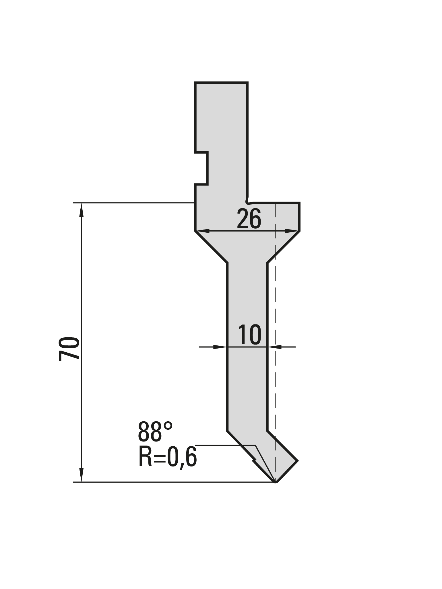 10 200 88 R0 6 Abkantwerkzeug ToolSystems24 10 200 88 r0 6 abkantwerkzeug toolsystems24