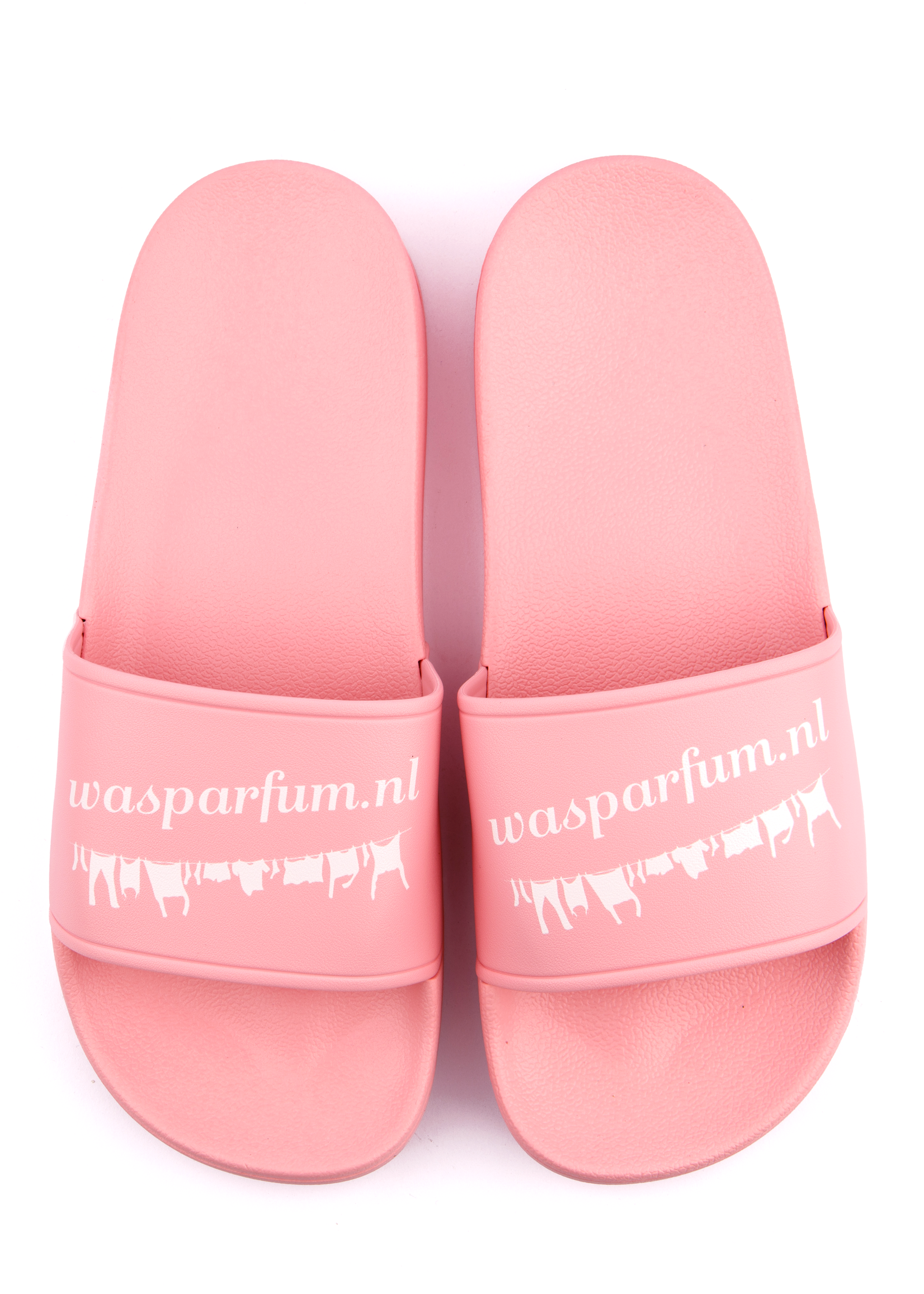 Wasparfum Badslippers Roze Wasparfum logo