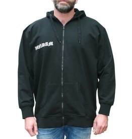 VANDAM Übergrößen Schwarze Kapuzen-Sweatjacke