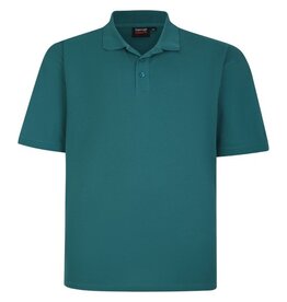 Espionage Große Größen Grünes Basic Poloshirt