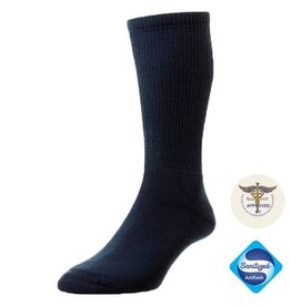 Diabetsocks Diabetes-Baumwollsocken - Marineblau