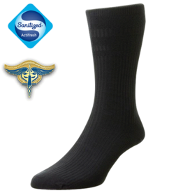 Diabetsocks Extra breite Bambussocken - Navy