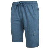 KAM Große Größen Denim Jersey Cargo Shorts 2XL-8XL